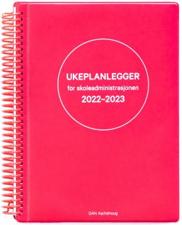 Ukeplanlegger for skoleadministrasjonen 2022–2023