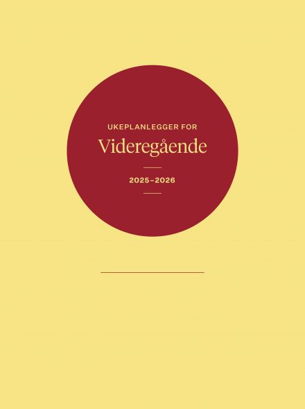 Ukeplanlegger videregående 2025-2026