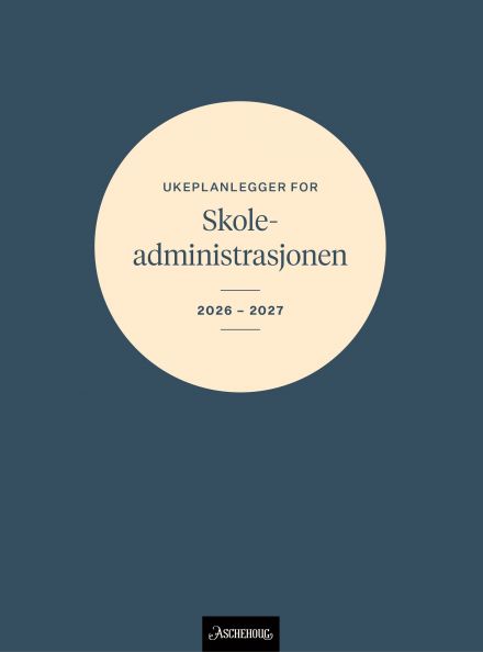 Ukeplanlegger for skoleadministrasjonen 2026-2027
