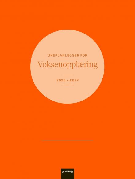 Ukeplanlegger for voksenopplæring 2026-2027
